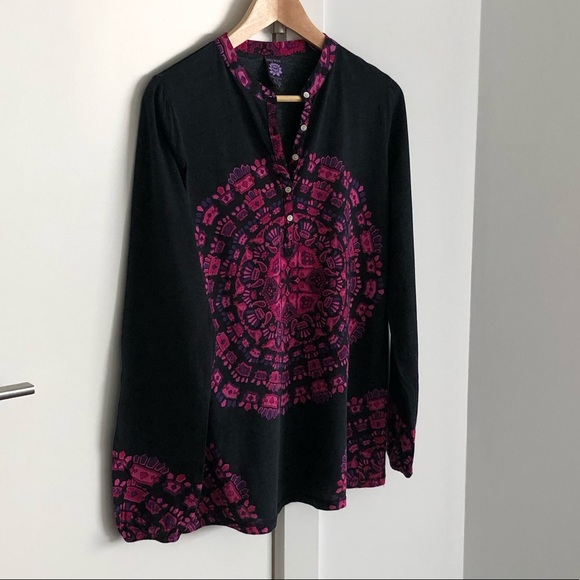 Lucky Brand Women Cotton Top, size Medium - Picture 1 of 3